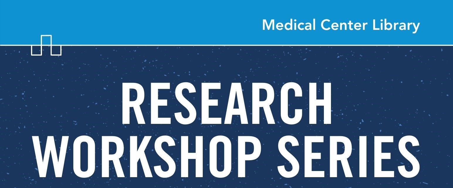 Medical Center Library Research Workshop Series logo