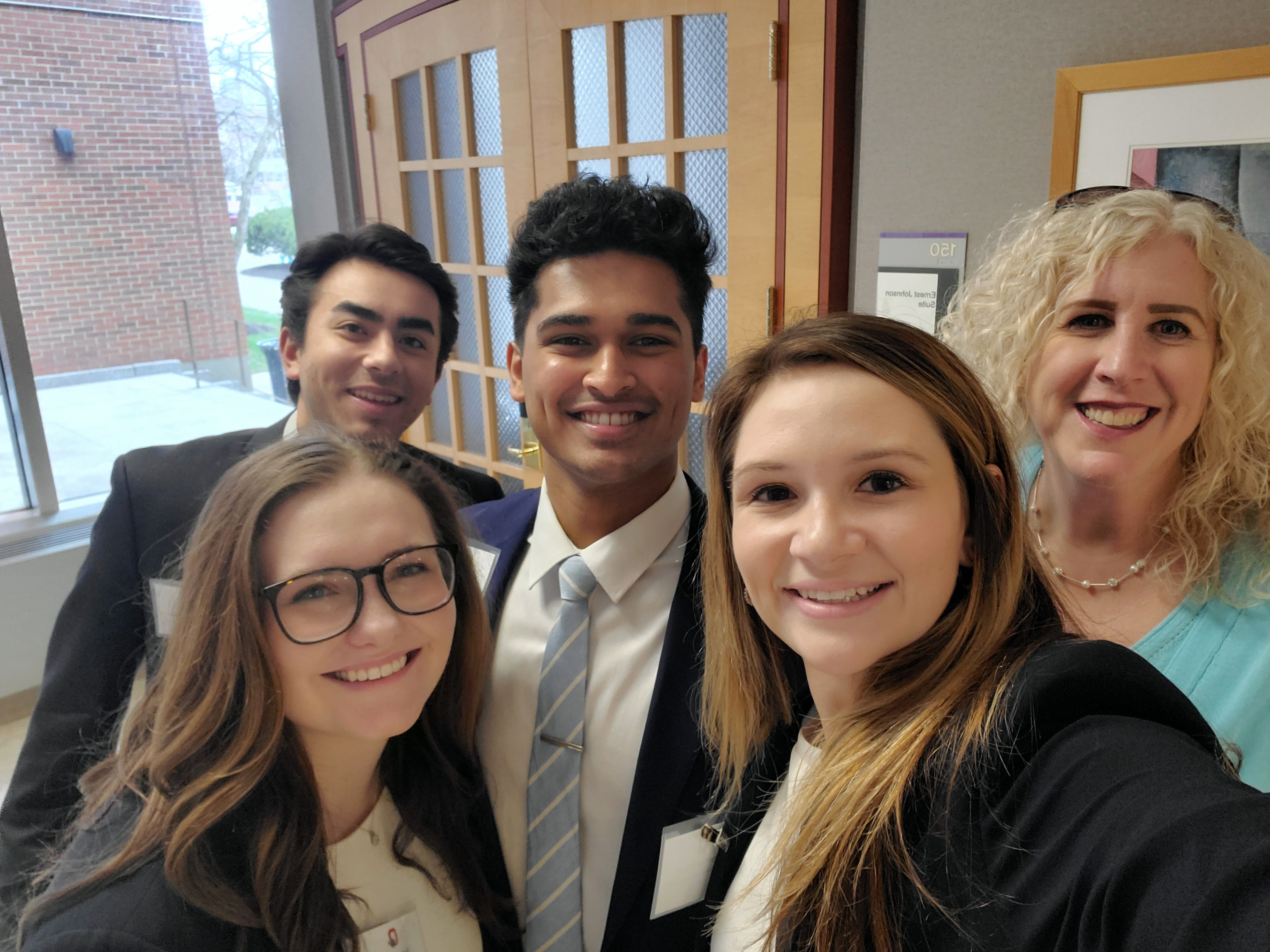 Group of MHA students attending the 2022 Ohio State Case competition