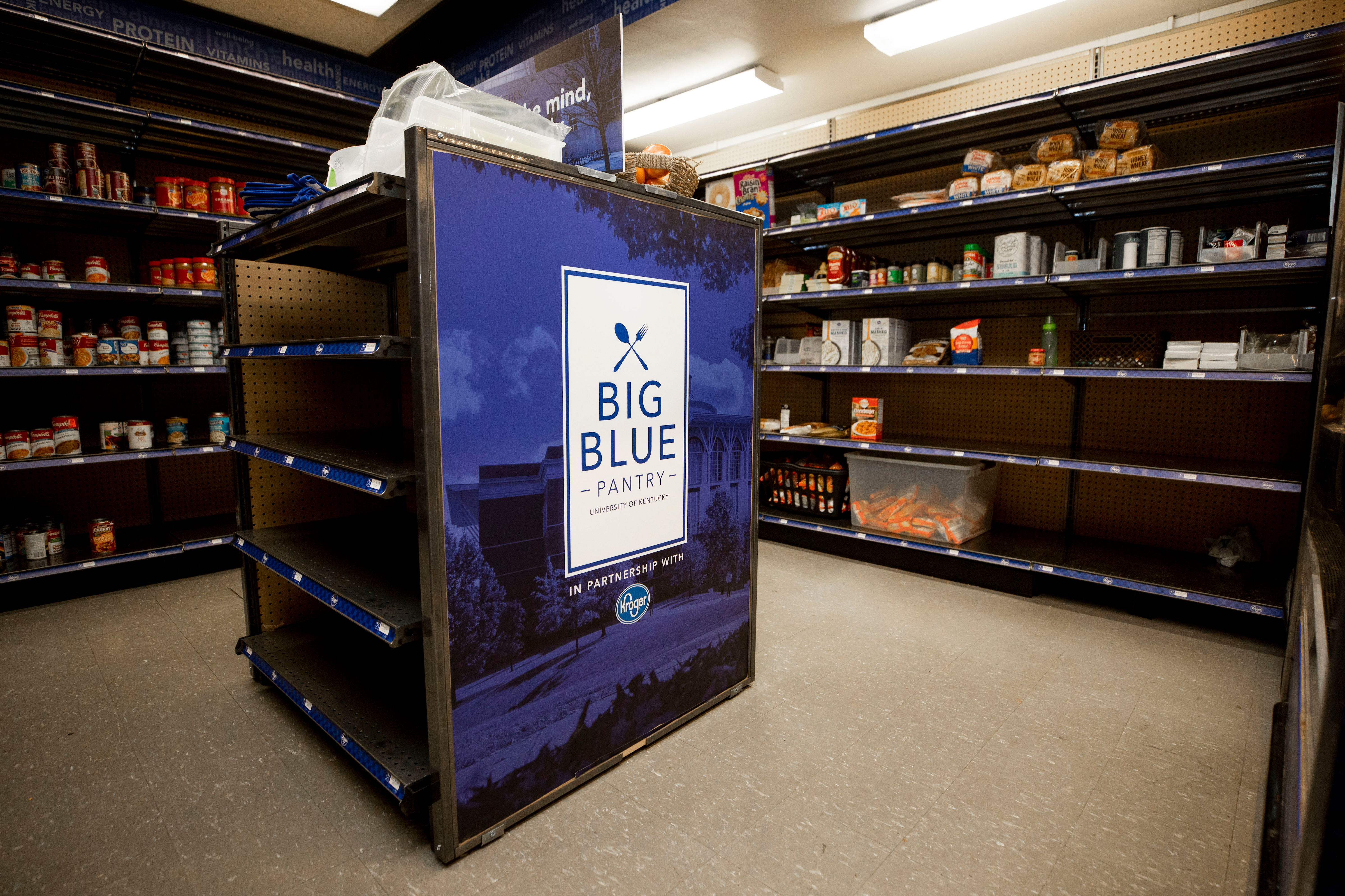 Pictured is the Big Blue Pantry in Whitehall Classroom Building