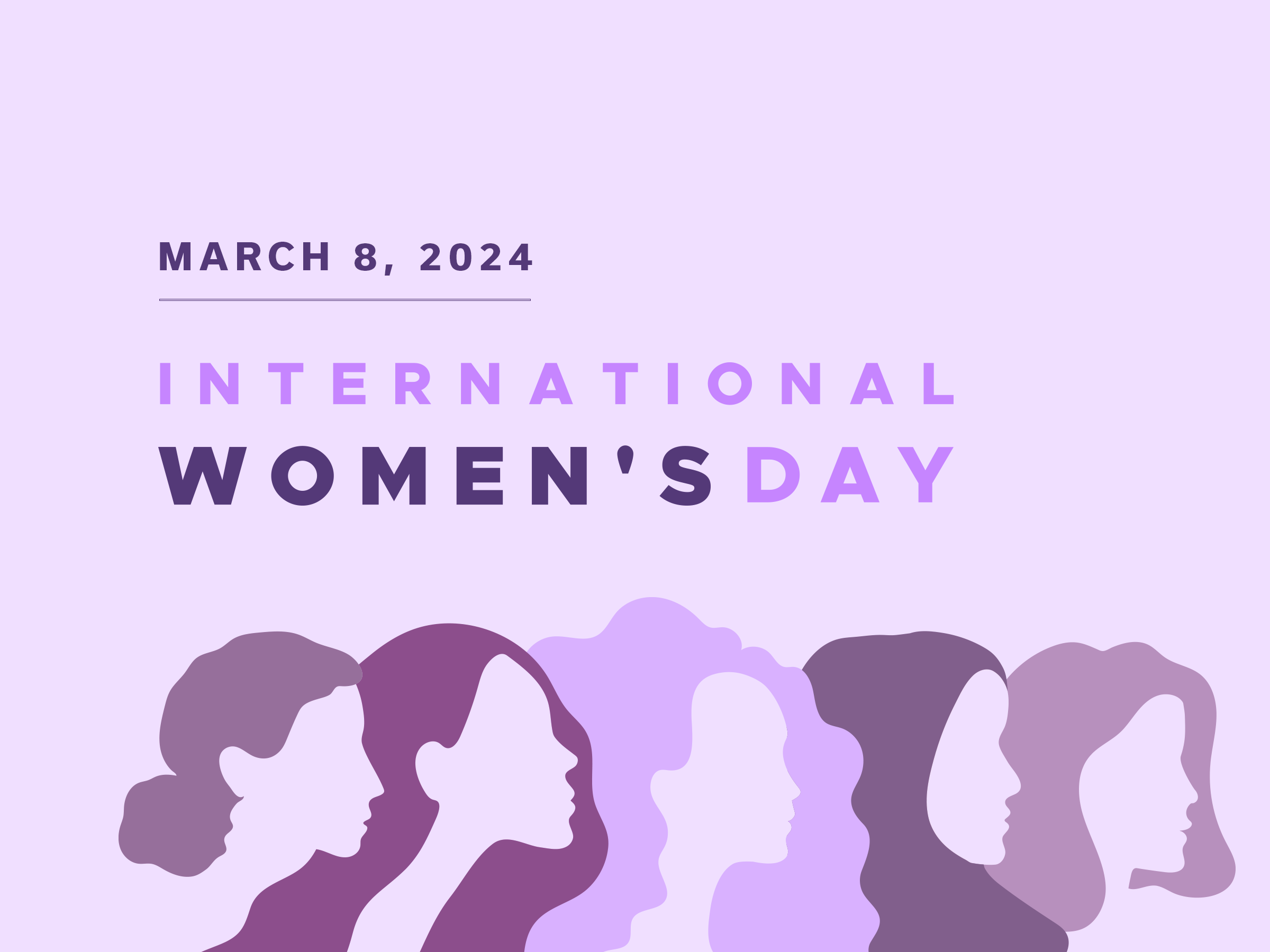 promotional art for International Women's Day