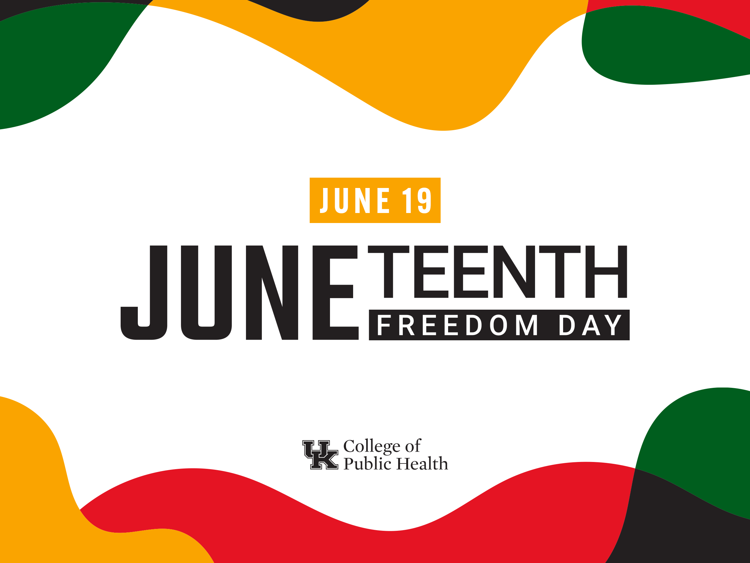 an illustrated poster for Juneteenth