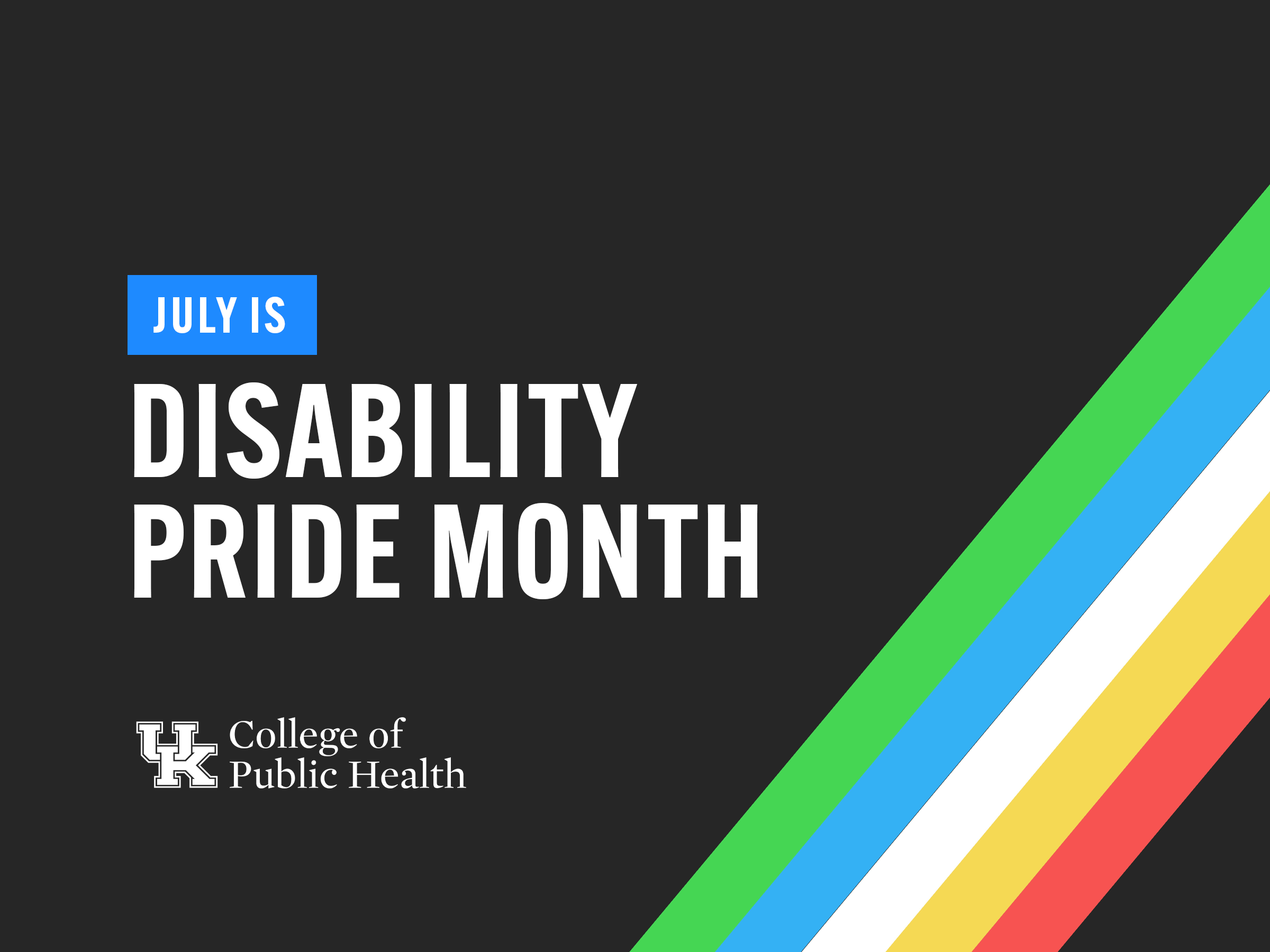 an illustration for disability pride month