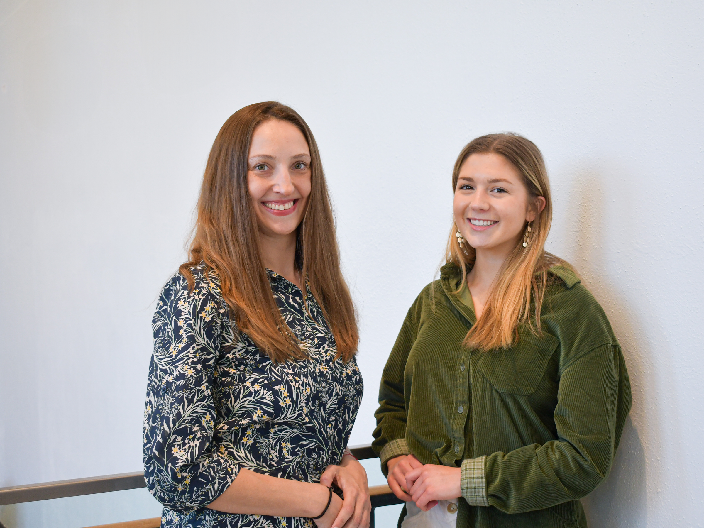 a photograph of Carly Meyers and Margaret McGladrey