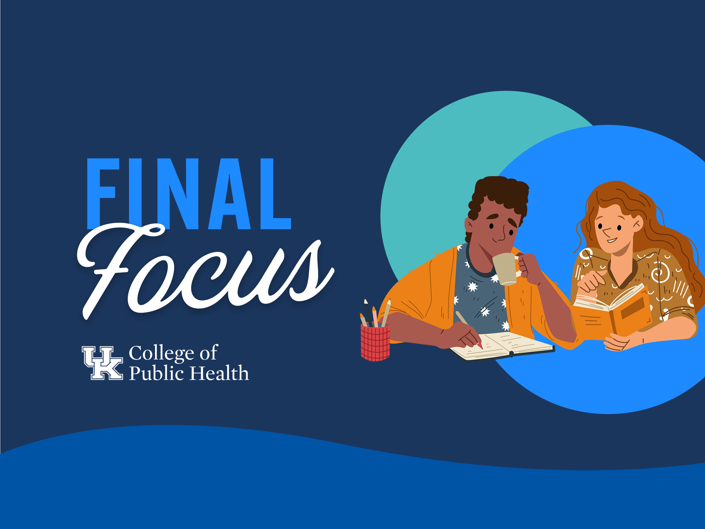 an illustrated logo for the Final Focus event