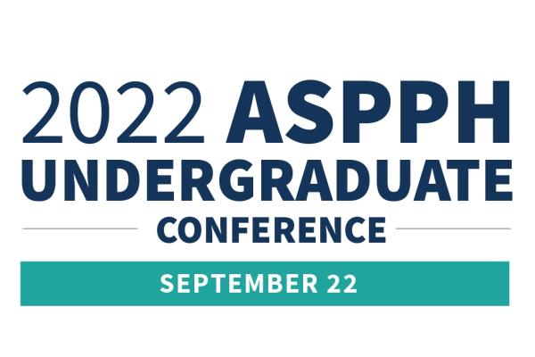 2022 ASPPH Undergraduate Conference logo stating that it is taking place on September 22