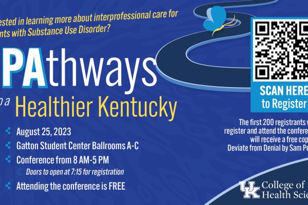 a flyer for the 2023 PAthways to a Healthier Kentucky Conference