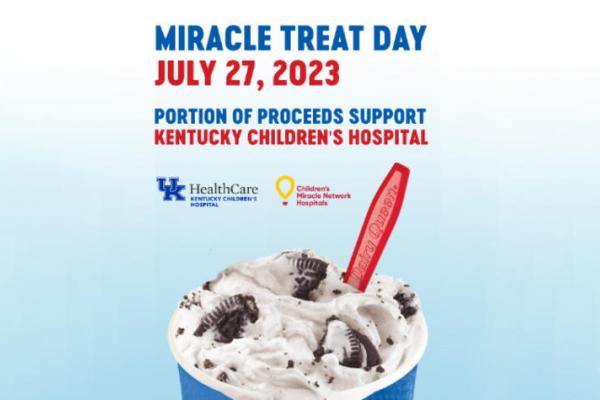 a promotional graphic for Miracle Treat Day