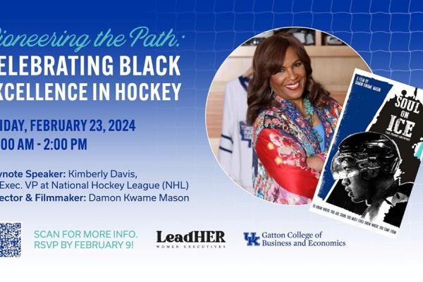 a flyer for Pioneering the Path: Celebrating Black Excellence in Hockey