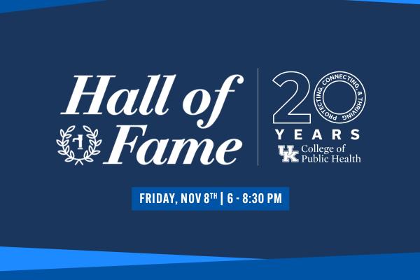 a flyer for the Hall of Fame 2024 event