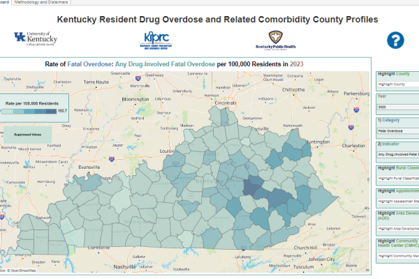 a screenshot of the Drug Overdose Dashboard online