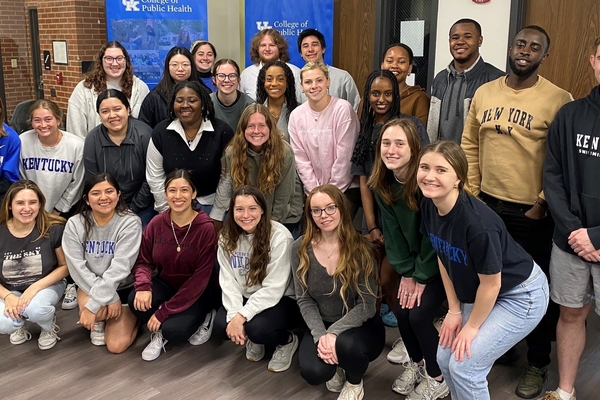 Pictured are students attending the BPH breakfast in April 2023
