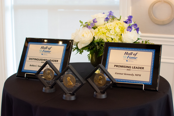 a photograph of the awards presented at Hall of Fame 2025