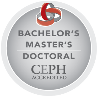 accreditation logo of CEPH for bachelor's, master's, and doctoral