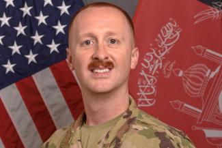 Maj. Marcus Hincks is pictured