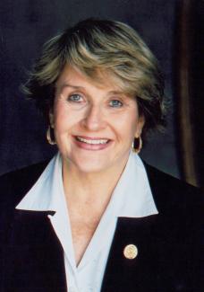 a profile photograph of Louise Slaughter