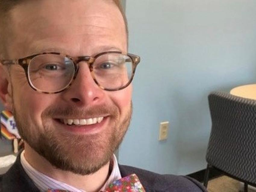 a photograph of Aaron J. Kruse-Diehr