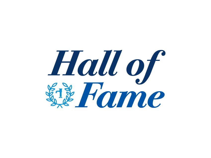 A logo for the College of Public Health's Hall of Fame event