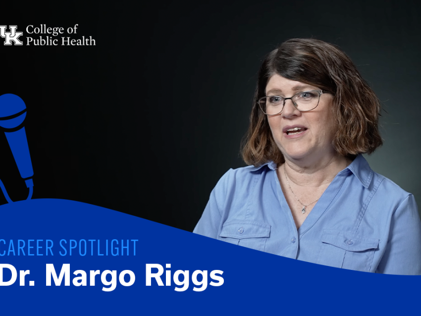 a photograph of Margo Riggs being interviewed
