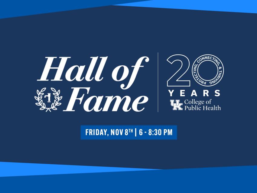 a flyer for the Hall of Fame 2024 event