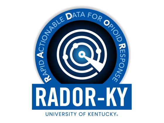 the logo for the Rapid Actionable Data for Opioid Response with a radar-like icon